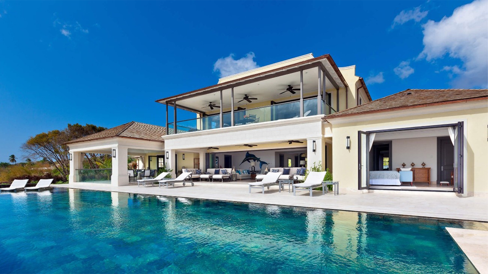 luxury home with pool